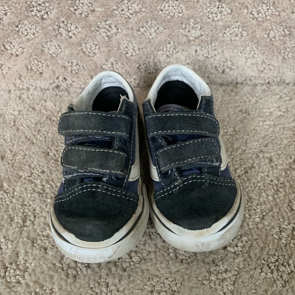 Boys toddler blue vans size 6